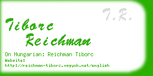 tiborc reichman business card